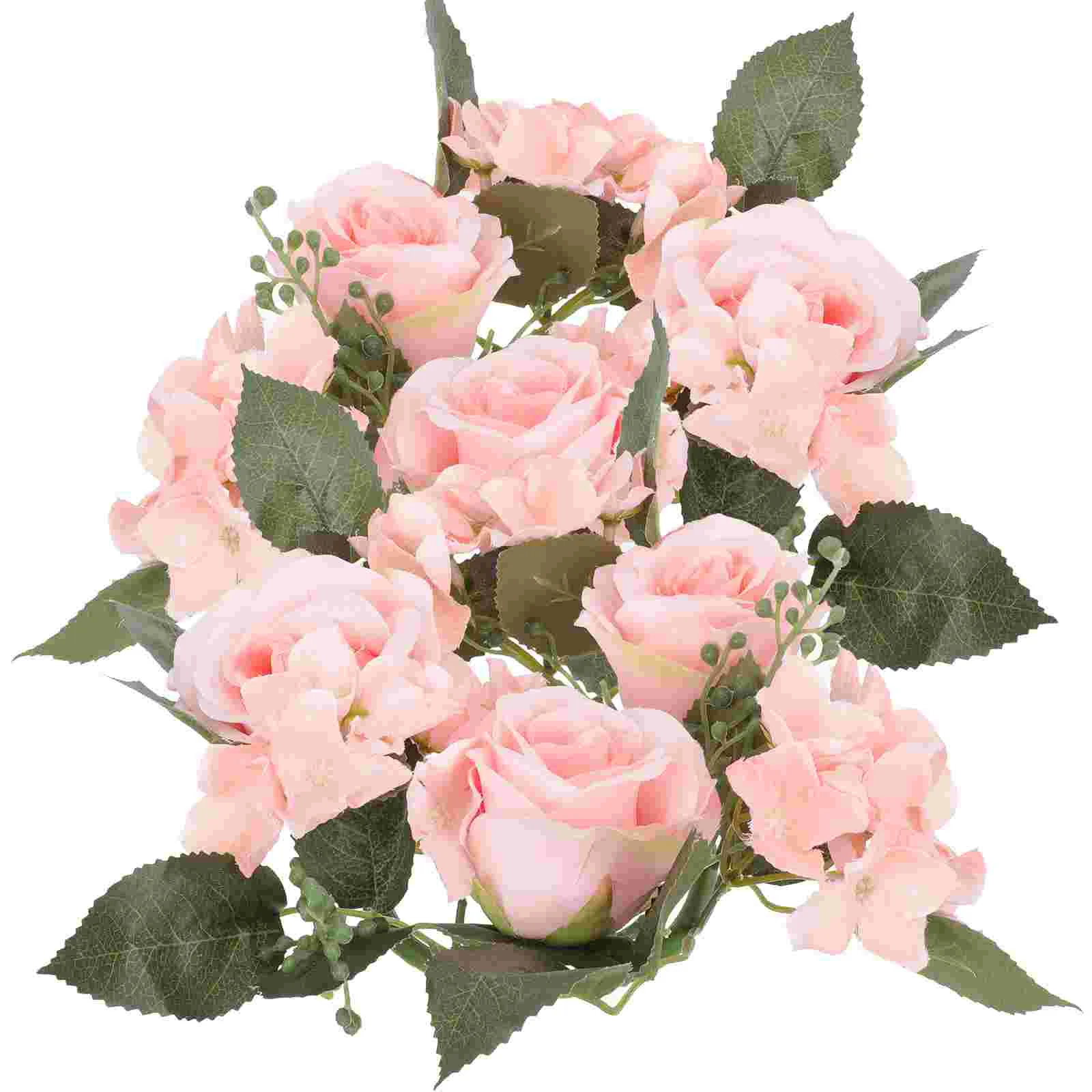 2 Pcs Candlestick Garland Wedding Table Decoration Pink Taper Party Flower Centerpieces Tables Rose Wreath Ring
2 Pcs Candlestick Garland Wedding Table Decoration Pink Taper Party Flower Centerpieces Tables Rose Wreath Ring