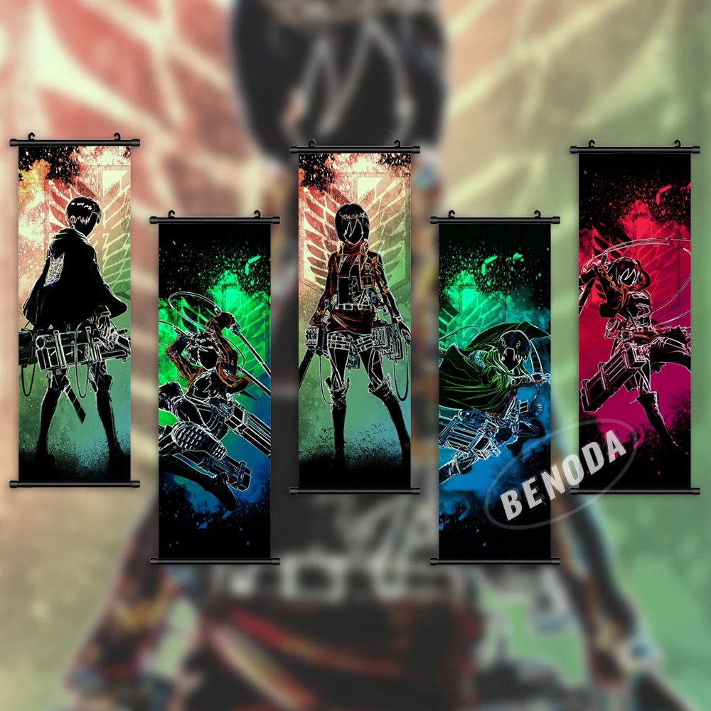 Attack on Titan Poster Art Mikasa Ackerma Hang Scrolls Mural Canvas Painting Wall Picture Living Room Child Bedroom Home Decor
Attack on Titan Poster Art Mikasa Ackerma Hang Scrolls Mural Canvas Painting Wall Picture Living Room Child Bedroom Home Decor