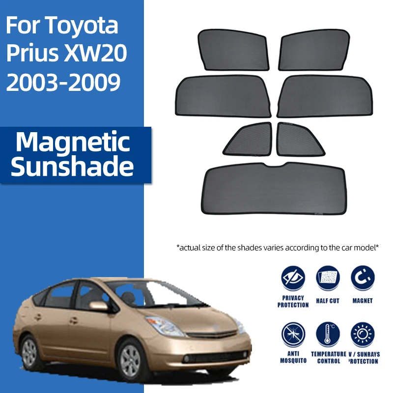 For Toyota Prius W2 2003-2009 Windshield Car Sunshade Rear Side Window Blind Sun Shade Magnetic Interior Visor Mesh Curtain
For Toyota Prius W2 2003-2009 Windshield Car Sunshade Rear Side Window Blind Sun Shade Magnetic Interior Visor Mesh Curtain