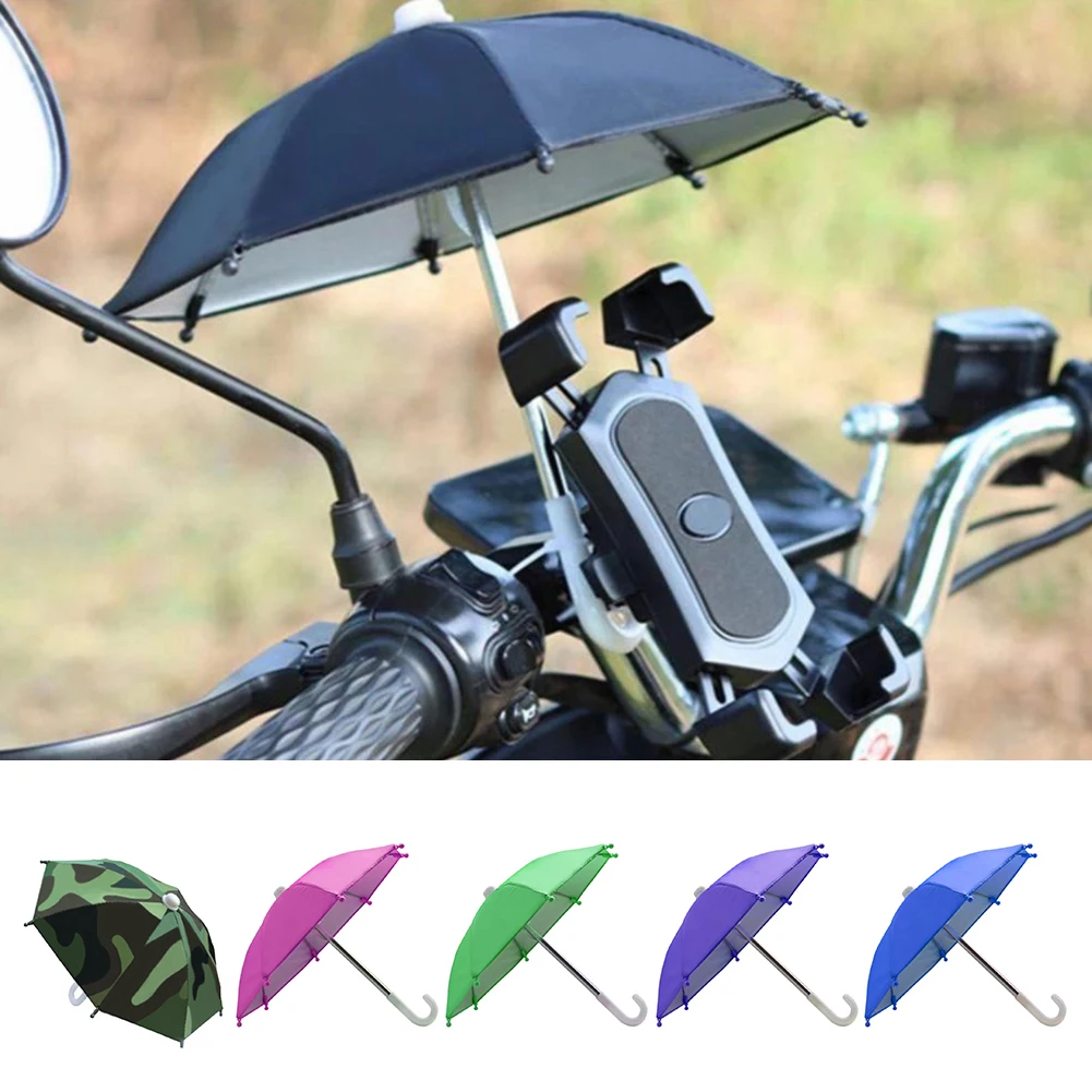 1PC Motorcycle Mobile Phone Holder Sunshade Umbrella Portable Waterproof Polyester Mini Umbrella Decoration Accessories
1PC Motorcycle Mobile Phone Holder Sunshade Umbrella Portable Waterproof Polyester Mini Umbrella Decoration Accessories