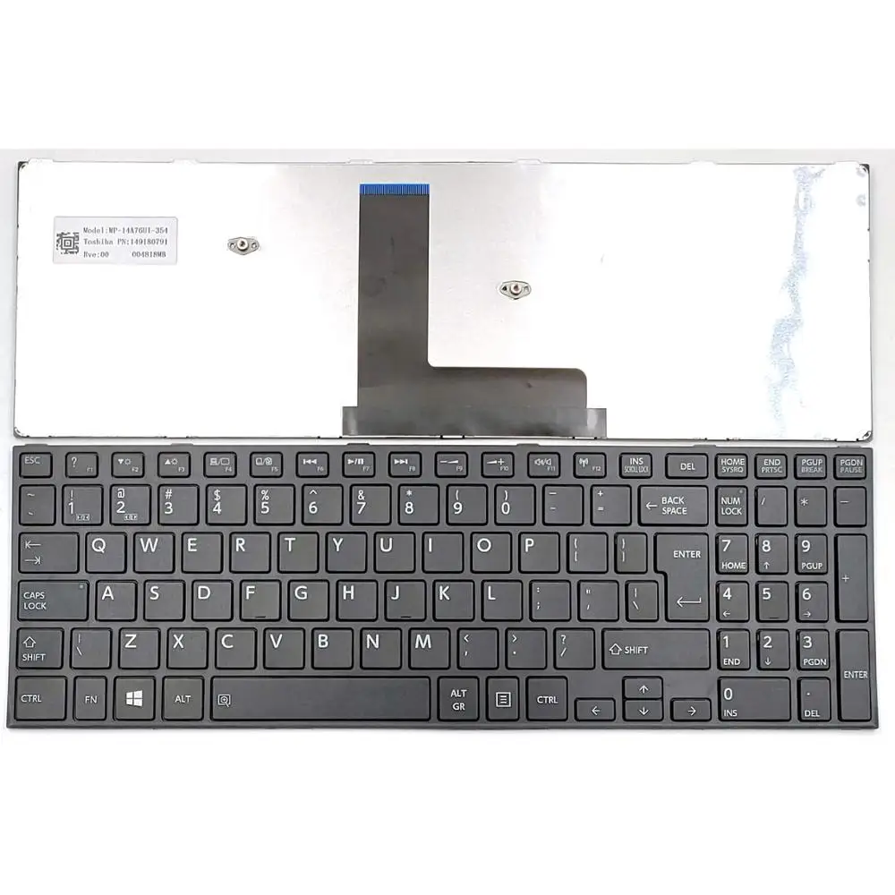 New Laptop Keyboard for Toshiba Satellite C55-B5261KM C55-B5265 C55-B5270 C55-B5272 C55-B5277 C55-B5287 C55-B5290 Series
New Laptop Keyboard for Toshiba Satellite C55-B5261KM C55-B5265 C55-B5270 C55-B5272 C55-B5277 C55-B5287 C55-B5290 Series