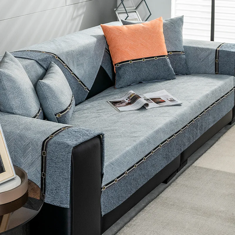 Luxury Sofa Cushions Living Room Modern Black Wide Edge Non-slip Seat Cushion Four Seasons Universal Armrest Towel Cover Cloth
Luxury Sofa Cushions Living Room Modern Black Wide Edge Non-slip Seat Cushion Four Seasons Universal Armrest Towel Cover Cloth