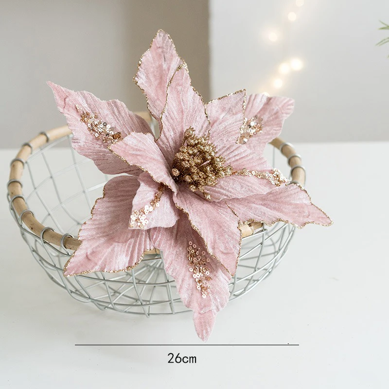 Рождественский цветок, красный, флис, 26 см
Рождественский цветок, красный, флис, 26 см