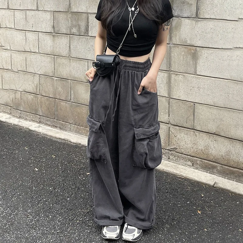 Harajuku Hip Hop Women's Workwear Jeans Straight Tube Loose Fashion Street Wear Wide Leg Jeans Casual Versatile Wide Leg Pants
Harajuku Hip Hop Women's Workwear Jeans Straight Tube Loose Fashion Street Wear Wide Leg Jeans Casual Versatile Wide Leg Pants