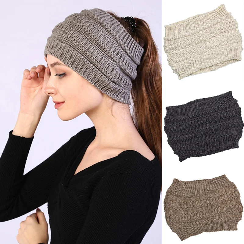 Winter Women And Men Wider Multifunction Wool Yarn Non Top Knitting Hat Solid Color Style Headgear New Hairband Accessories
Winter Women And Men Wider Multifunction Wool Yarn Non Top Knitting Hat Solid Color Style Headgear New Hairband Accessories