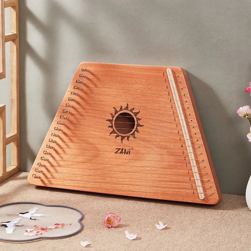 19 String Lyre Harp for Beginners Portable Mahogany Wooden Handmade Hollow Out Performance Musical Instruments Birthday Gifts
19 String Lyre Harp for Beginners Portable Mahogany Wooden Handmade Hollow Out Performance Musical Instruments Birthday Gifts