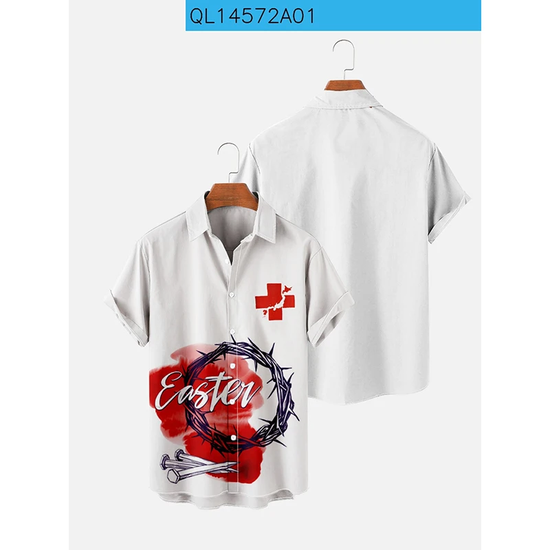 Easter Day 3d Print Cool T Shirts Tops Summer Hawaii Beach Men Women V-neck Loose Short Sleeve Button Harajuku Tee Shirt Clothes
Easter Day 3d Print Cool T Shirts Tops Summer Hawaii Beach Men Women V-neck Loose Short Sleeve Button Harajuku Tee Shirt Clothes
