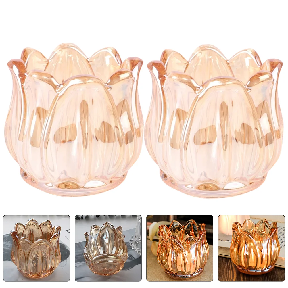 

Holder Holders Votive Crystal Flower Candlestick Clear Wedding Stand Cup Tealight Table Bulk Pillar Centerpieces Tulip Shaped