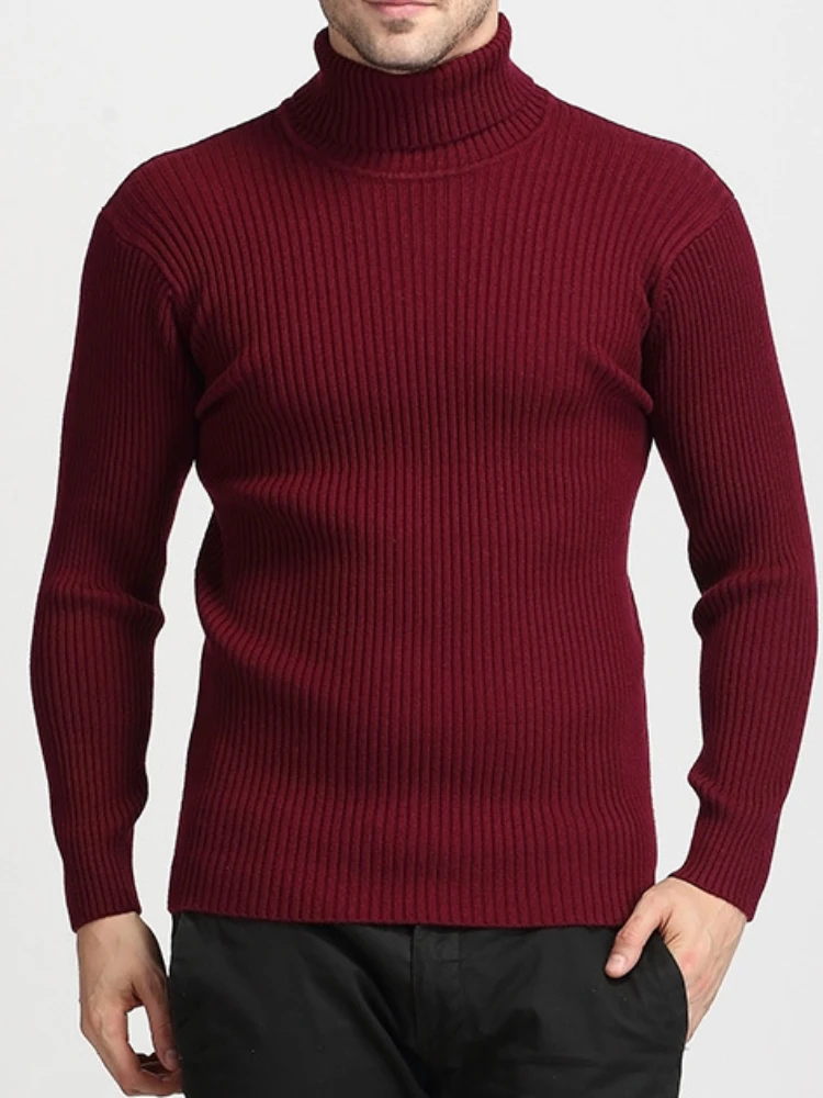 New Autumn Winter Turtleneck Solid Color Warm Pullovers Kintted Male Sweaters Korean Fashion Long Sleeve Black Jumper Mens Tops
New Autumn Winter Turtleneck Solid Color Warm Pullovers Kintted Male Sweaters Korean Fashion Long Sleeve Black Jumper Mens Tops