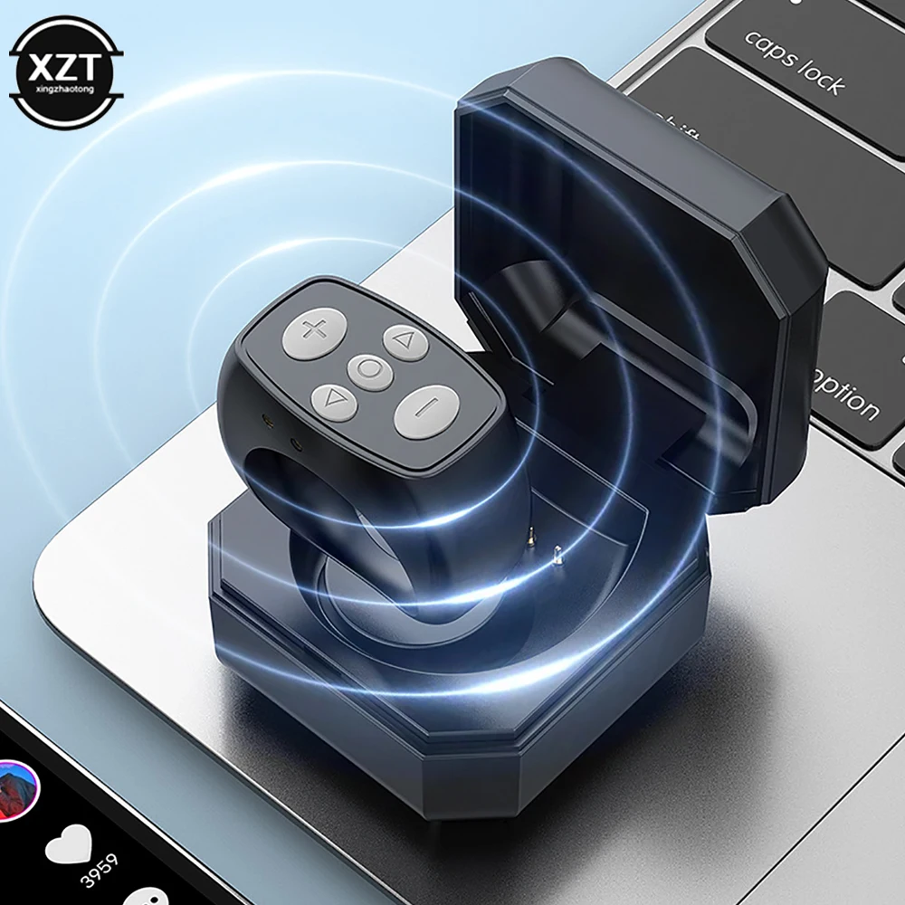 Cell Phone Finger Ring Bluetooth-Compatible Remote Control,Selfie Video Remote Controller, Automatic Page Turner
Cell Phone Finger Ring Bluetooth-Compatible Remote Control,Selfie Video Remote Controller, Automatic Page Turner