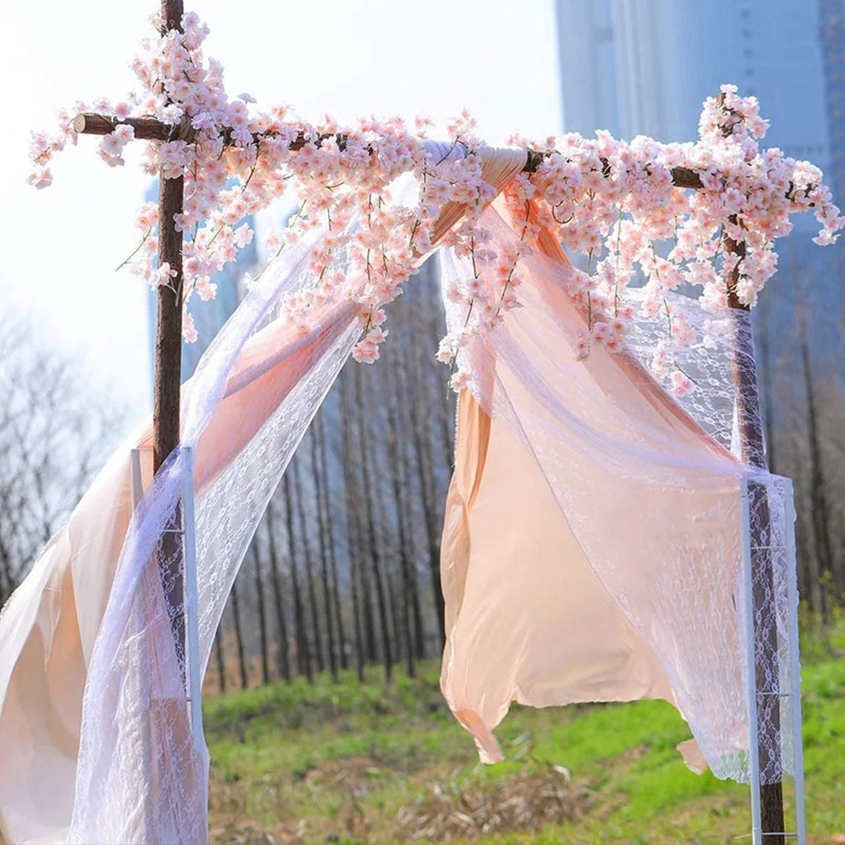 180cm Artificial Sakura Flower Vine Hanging Flower For Wedding Arch Backdrop Wall Decoration Garden Floral Decor Fake Plant Vine
180cm Artificial Sakura Flower Vine Hanging Flower For Wedding Arch Backdrop Wall Decoration Garden Floral Decor Fake Plant Vine