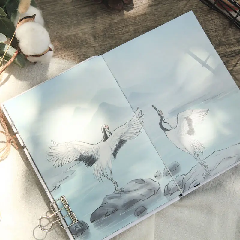 A5 Retro Chinese Style Handbook Full-color Inner Page Leather Thickened A5 Notebook Book Ancient Style Notebook School Supplies
A5 Retro Chinese Style Handbook Full-color Inner Page Leather Thickened A5 Notebook Book Ancient Style Notebook School Supplies
