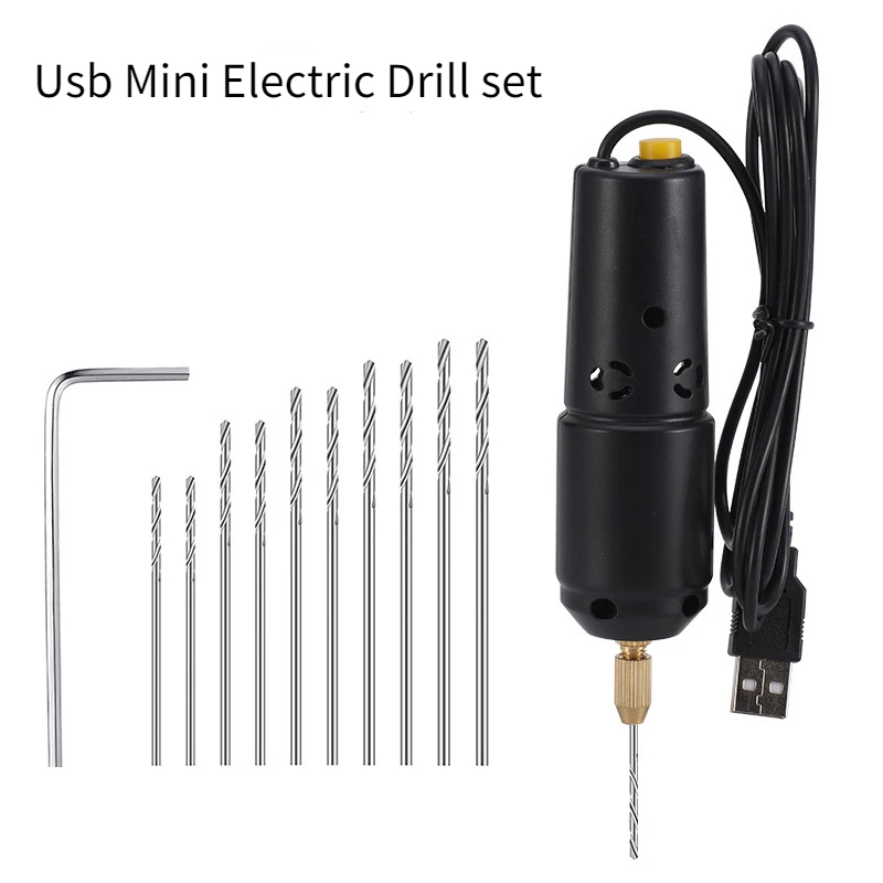 Usb Mini Electric Drill Cutting and Grinding Tool Crystal Pearl Jewelry Making Punching Drilling Tool 5V 18W Manual Diy Tool
Usb Mini Electric Drill Cutting and Grinding Tool Crystal Pearl Jewelry Making Punching Drilling Tool 5V 18W Manual Diy Tool