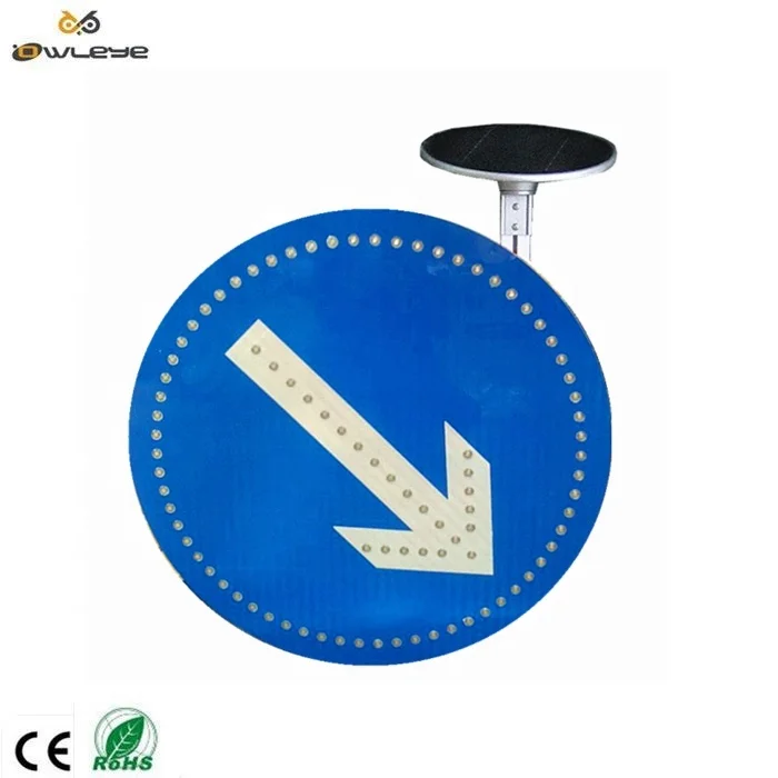 Owleye High Quality Reflective Aluminum Traffic circular solar traffic sign light
Owleye High Quality Reflective Aluminum Traffic circular solar traffic sign light