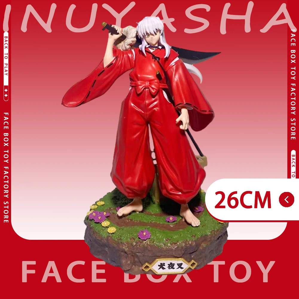 26 см Фигурки героев аниме Inuyasha, красная одежда, катана Inuyasha GK, статуэтка детской модели куклы, коллекционные настольные официальные подарки, игрушки
26 см Фигурки героев аниме Inuyasha, красная одежда, катана Inuyasha GK, статуэтка детской модели куклы, коллекционные настольные официальные подарки, игрушки
