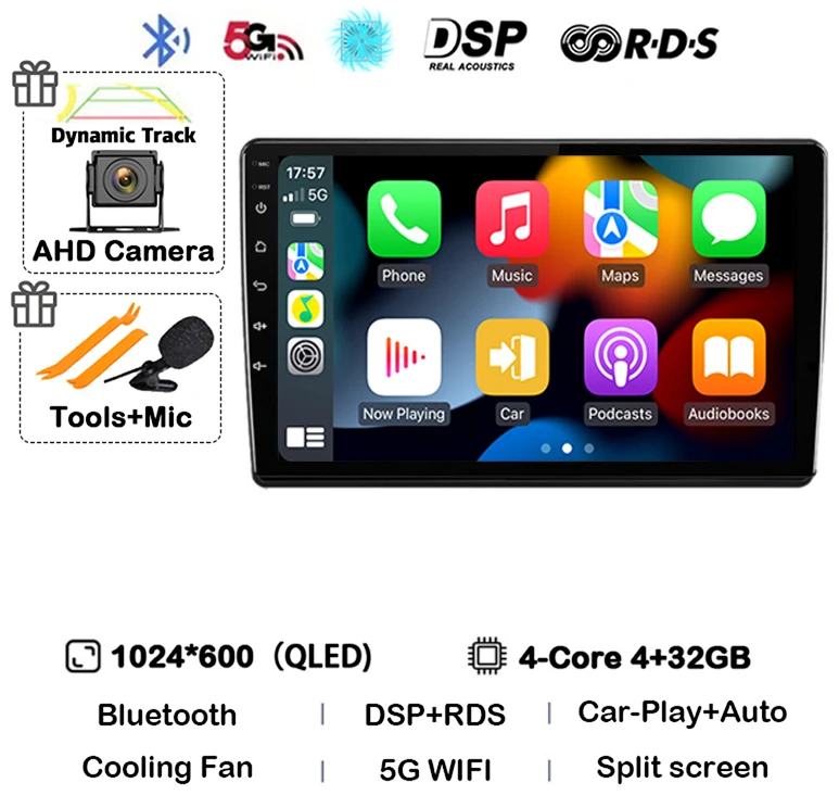 Android 15 Carplay Auto для Skoda Fabia 2 2007-2012 2013 2014 Автомобильный радиоприемник GPS Стерео Мультимедийный плеер Головное устройство 2 din WIFI + 4G DSP
Android 15 Carplay Auto для Skoda Fabia 2 2007-2012 2013 2014 Автомобильный радиоприемник GPS Стерео Мультимедийный плеер Головное устройство 2 din WIFI + 4G DSP