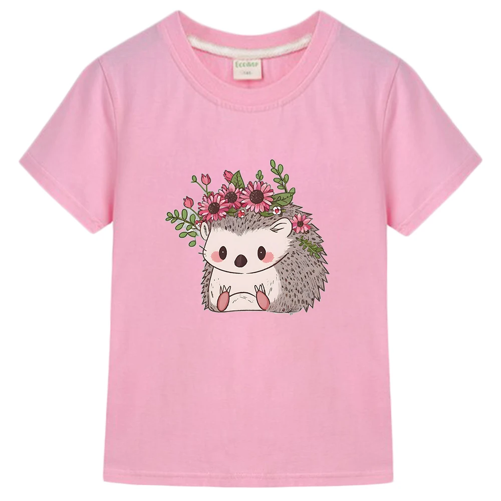 Kawaii Animal Hedgehog Printing T-shirt Kawaii Cartoon Graphic Printed Tee-shirt 100% Cotton High Quality Children Tees Boy Girl
Kawaii Animal Hedgehog Printing T-shirt Kawaii Cartoon Graphic Printed Tee-shirt 100% Cotton High Quality Children Tees Boy Girl