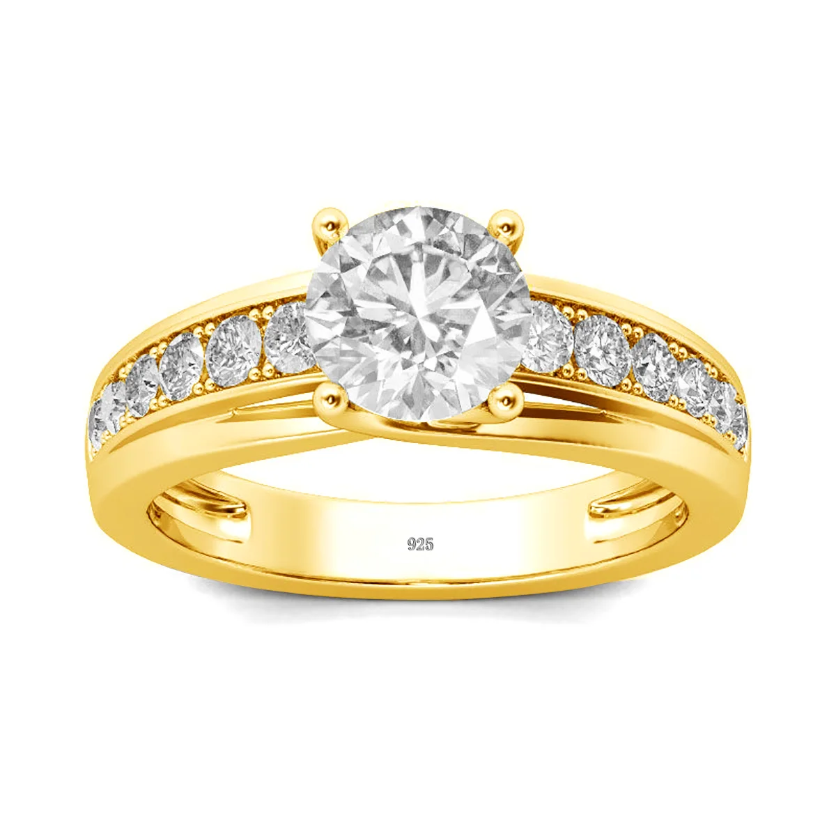 Luxury 18k Gold 1ct Moissanite Ring for Women Silver 925 Sterling Wedding Band Engagement Accessory Cute Romantic Bridal Jewelry
Luxury 18k Gold 1ct Moissanite Ring for Women Silver 925 Sterling Wedding Band Engagement Accessory Cute Romantic Bridal Jewelry
