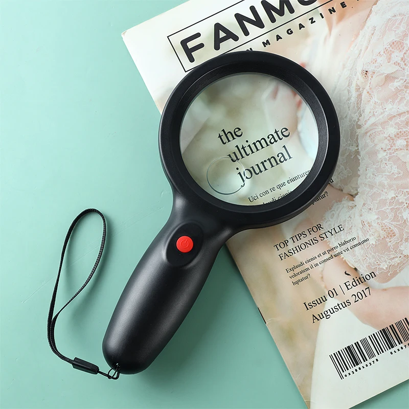 18 LED Light 10X Handheld Reading Magnifying Glass Lens Jewelry Watch Loupe Magnifier 
18 LED Light 10X Handheld Reading Magnifying Glass Lens Jewelry Watch Loupe Magnifier