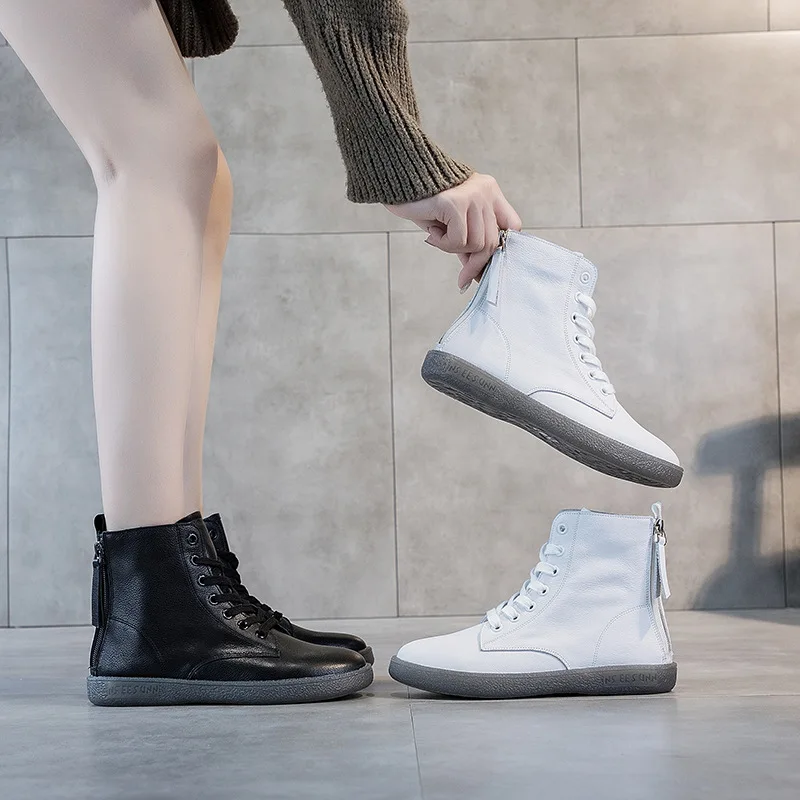 Genuine Leather Casual Sneaker Woman Vulcanize Shoes Women 2022 Large Size Flat Platform Shoes Woman Fashion Chunky Sneakers 42
Genuine Leather Casual Sneaker Woman Vulcanize Shoes Women 2022 Large Size Flat Platform Shoes Woman Fashion Chunky Sneakers 42