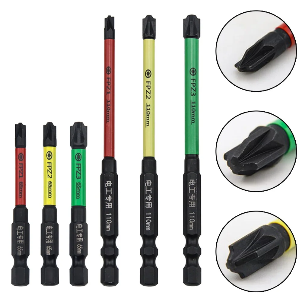 1pcs FPZ1 FPZ2 FPZ3 65mm 110mm Magnetic Special Slotted Cross Screwdriver Bit For Electrician Socket Switch Hand Tools
1pcs FPZ1 FPZ2 FPZ3 65mm 110mm Magnetic Special Slotted Cross Screwdriver Bit For Electrician Socket Switch Hand Tools