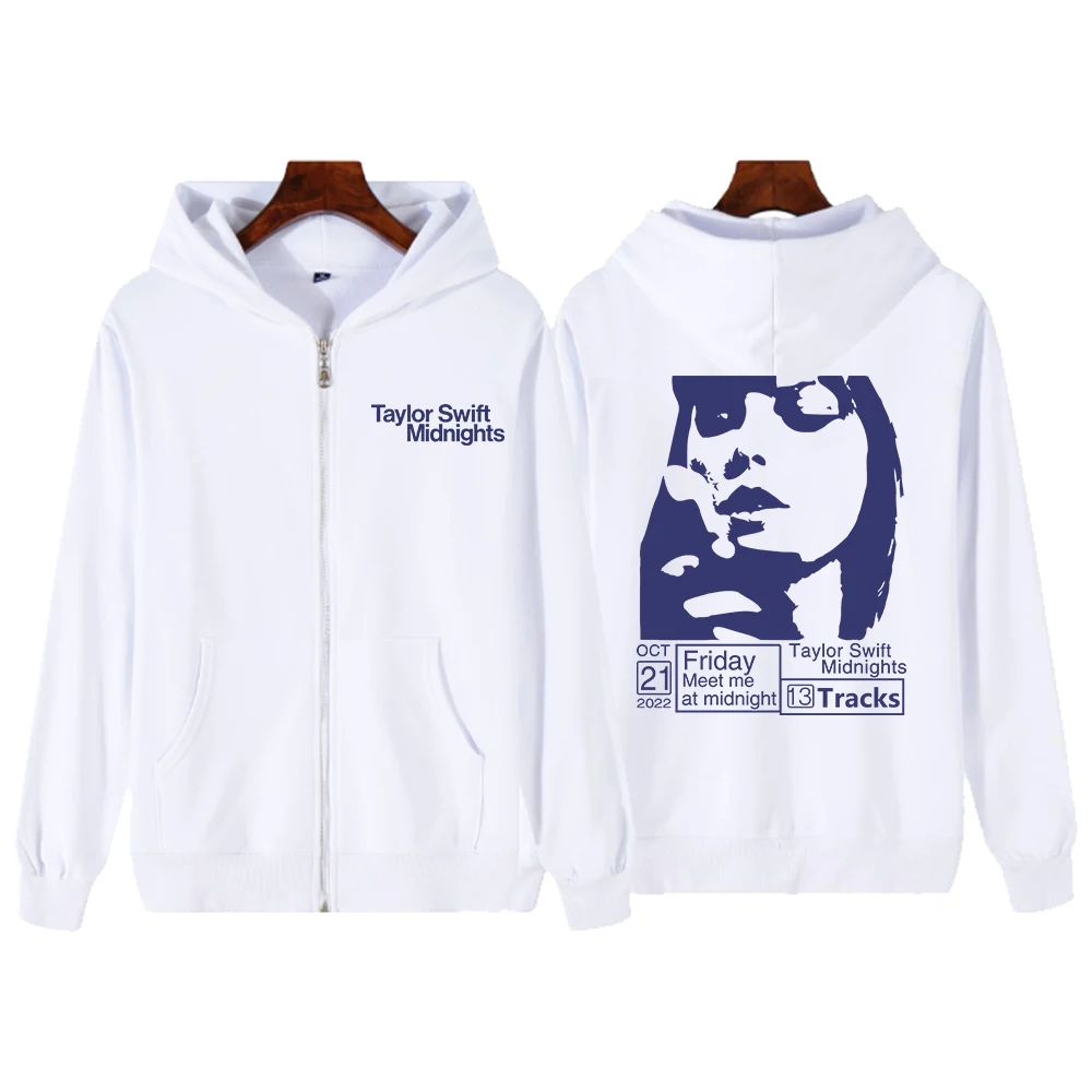 Hot Taylor Midnights Album Swift Hoodies Warm Women Sweatshirt Aesthetic Fashion Zip Up Hoodie Sudaderas
Hot Taylor Midnights Album Swift Hoodies Warm Women Sweatshirt Aesthetic Fashion Zip Up Hoodie Sudaderas