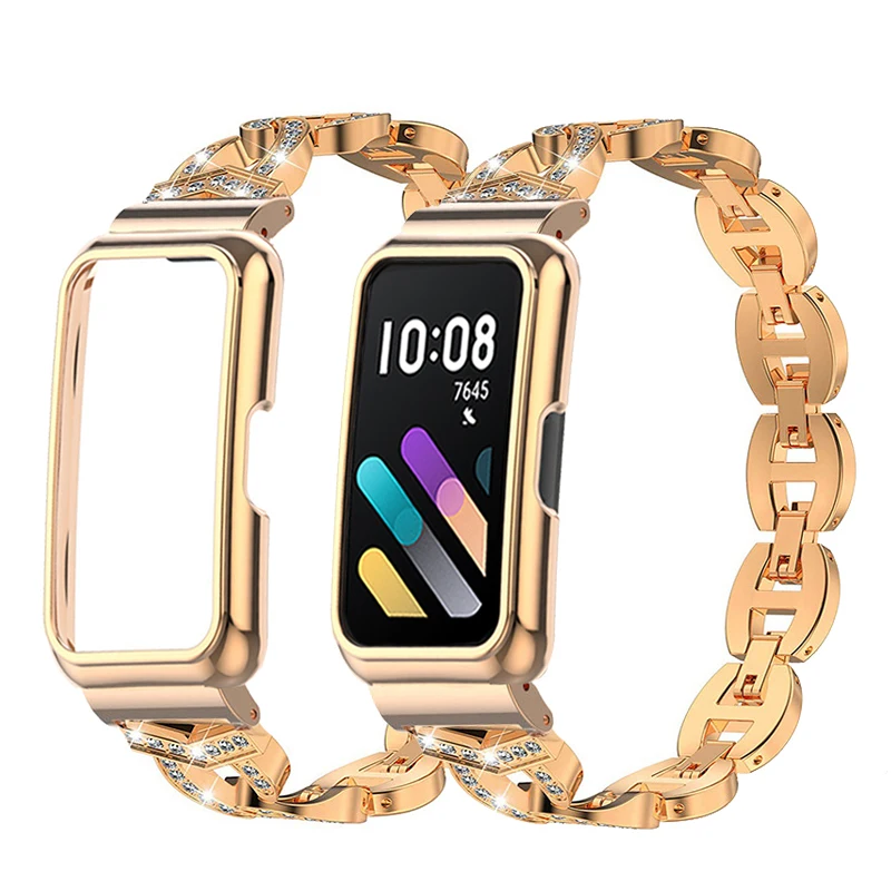 Для Honor Band 7 6 Алмазный ремешок металлический чехол протектор для Huawei Band 7 6 Аксессуары для смарт-браслета защитный чехол бампер рамки
Для Honor Band 7 6 Алмазный ремешок металлический чехол протектор для Huawei Band 7 6 Аксессуары для смарт-браслета защитный чехол бампер рамки