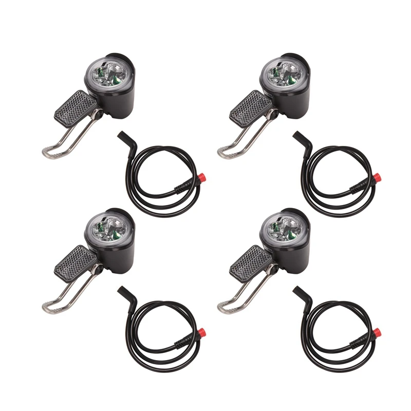 4X E-Bike LED Headlight 6V 12V 24V 36V 48V 60V Bicycle Light Waterproof Front Headlight Waterproof Connector (2 Pins)
4X E-Bike LED Headlight 6V 12V 24V 36V 48V 60V Bicycle Light Waterproof Front Headlight Waterproof Connector (2 Pins)