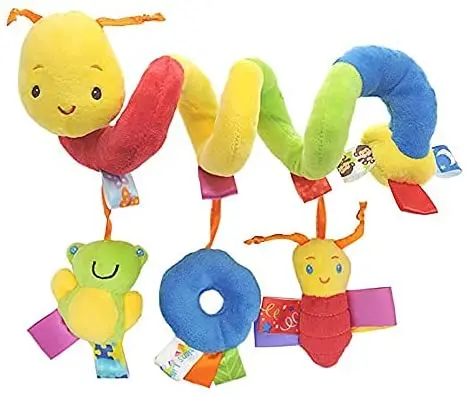 Pram Toys, Car Baby Seat Toys, Baby Spiral Activity Hanging Toys Stroller Toys Cart Seat Pram Toy with Ringing Bell Soft Cuddly
Pram Toys, Car Baby Seat Toys, Baby Spiral Activity Hanging Toys Stroller Toys Cart Seat Pram Toy with Ringing Bell Soft Cuddly