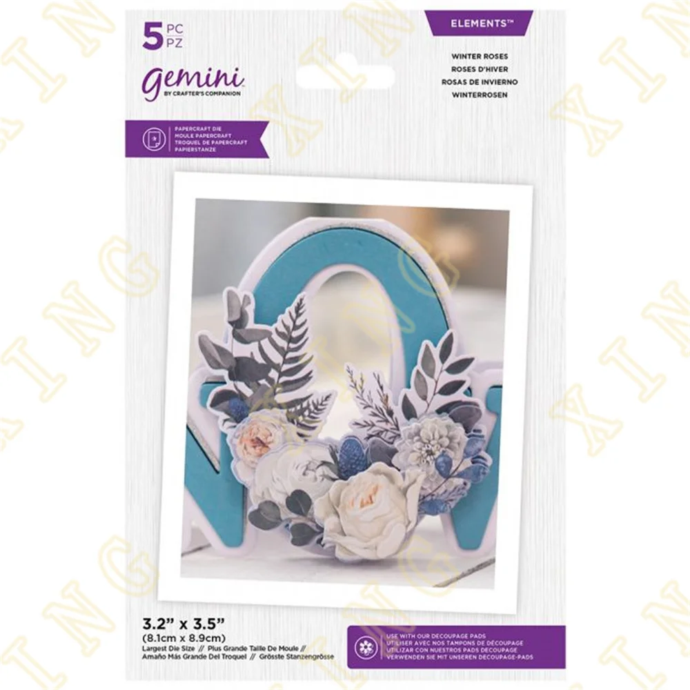 Christmas Winter Roses New Metal Cutting Dies Stamps Scrapbook Diary Decoration Embossing Template Diy Greeting Card Handmade
Christmas Winter Roses New Metal Cutting Dies Stamps Scrapbook Diary Decoration Embossing Template Diy Greeting Card Handmade