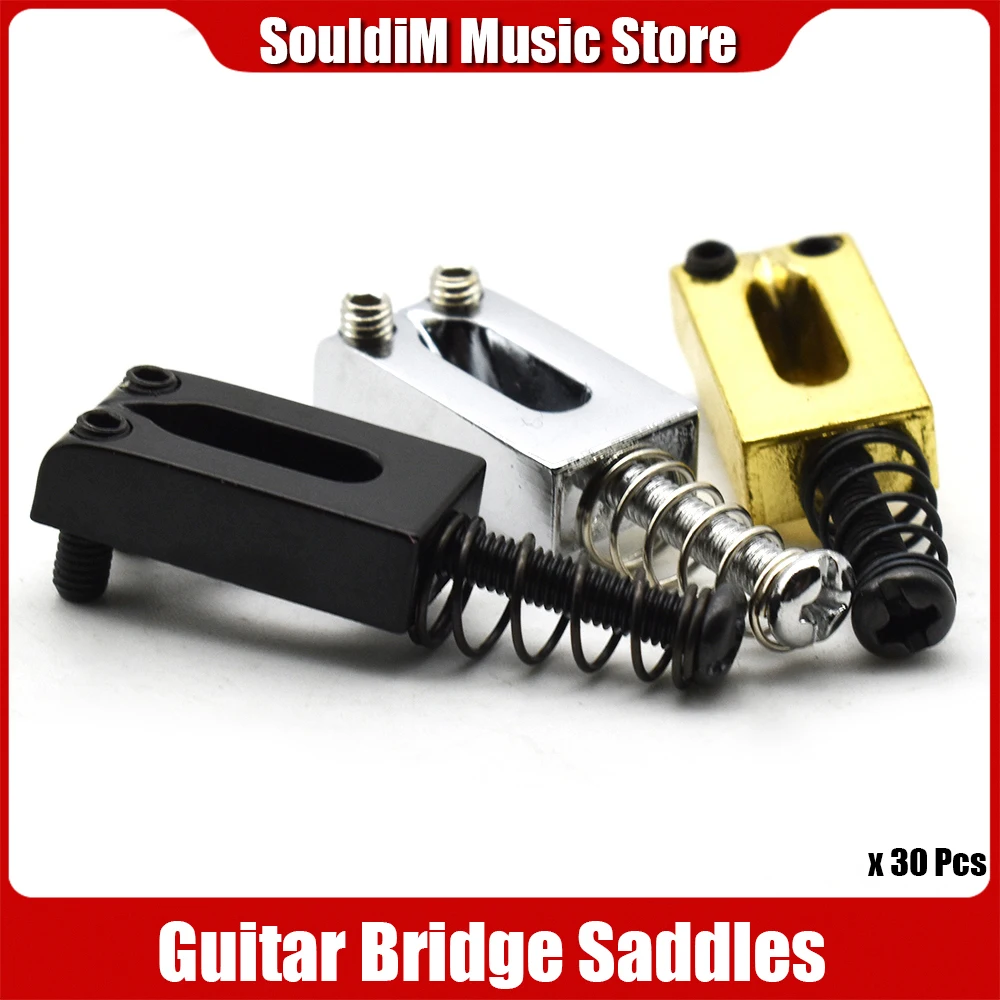 30pcs Electric Guitar Saddles Tremolo Bridge Saddles Replacement Parts for Electric Guitar Bridge with Spring and Screw
30pcs Electric Guitar Saddles Tremolo Bridge Saddles Replacement Parts for Electric Guitar Bridge with Spring and Screw