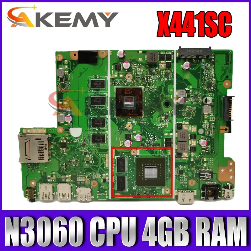 X441SC motherboard N15V-GL1-KA-A2 N3060 CPU 4GB RAM Mainboard REV2.0 For ASUS X441S X441SC Laptop motherboard 100% Tested
X441SC motherboard N15V-GL1-KA-A2 N3060 CPU 4GB RAM Mainboard REV2.0 For ASUS X441S X441SC Laptop motherboard 100% Tested