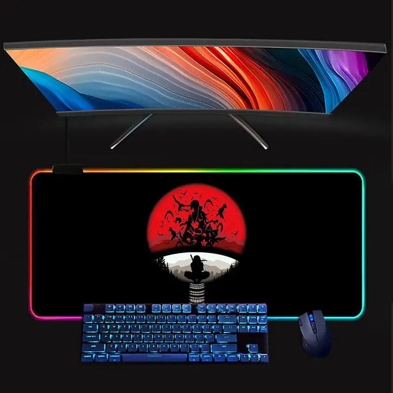Naruto Uchiha itachi Large PC Computer mat Large RGB Mouse Pad Mousepad LED Gamer Mouse Carpet Big keyboard Pad 30x70cm
Naruto Uchiha itachi Large PC Computer mat Large RGB Mouse Pad Mousepad LED Gamer Mouse Carpet Big keyboard Pad 30x70cm