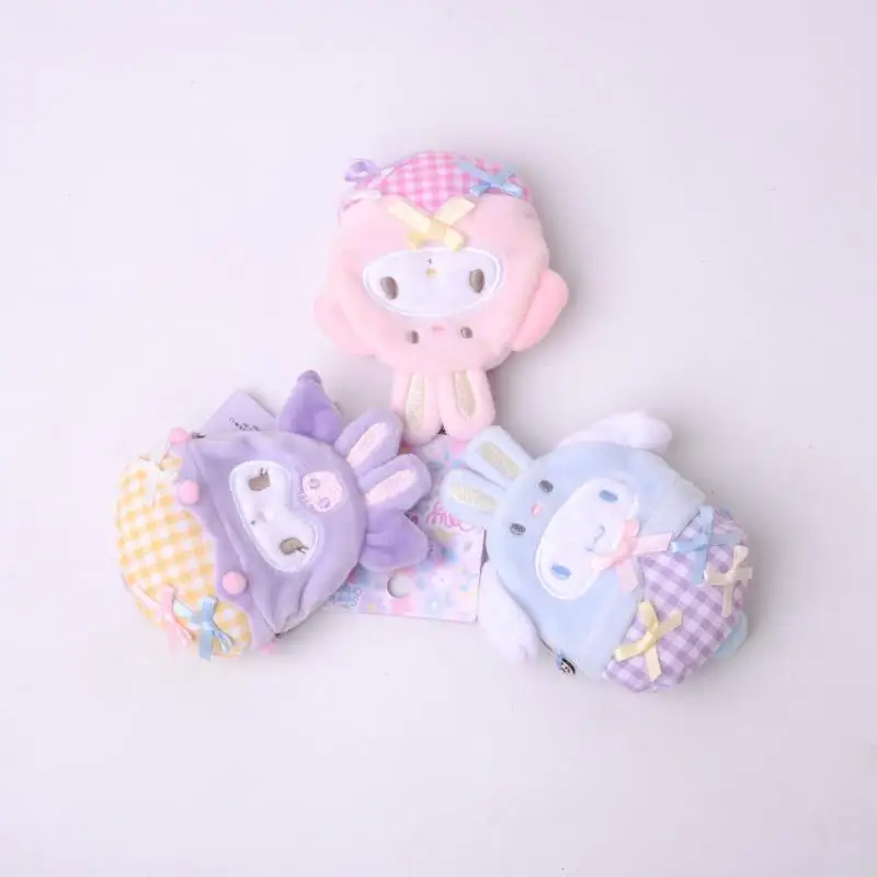 Милый Sanriod аниме вокруг Mymelody Kuromi Cinnamoroll мультяшный милый плюшевый подвесной Кошелек для монет сумка для наушников сумка для хранения
Милый Sanriod аниме вокруг Mymelody Kuromi Cinnamoroll мультяшный милый плюшевый подвесной Кошелек для монет сумка для наушников сумка для хранения