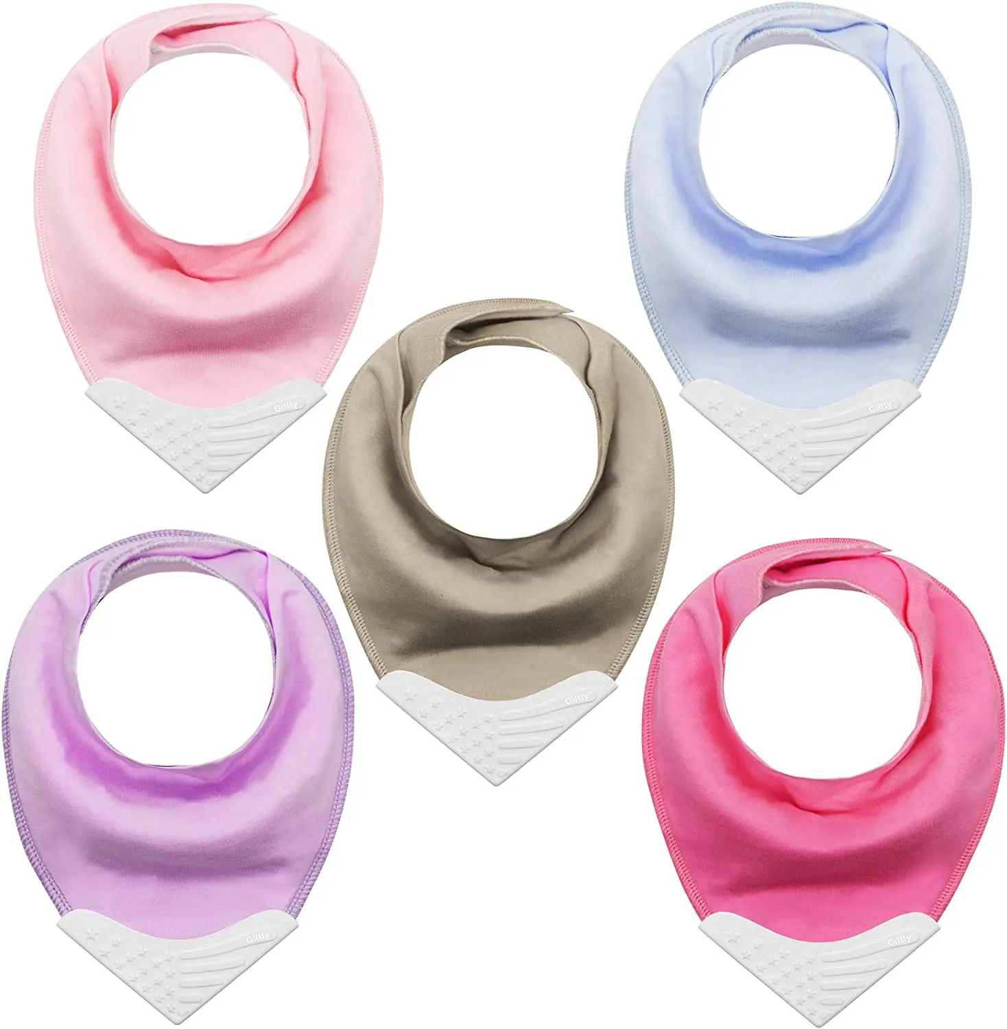 Giftty Teething Bibs Baby Bandana Drool Bib Sets with BPA-Free Silicone Teether(American Flag), Baby Girls 3~36 months
Giftty Teething Bibs Baby Bandana Drool Bib Sets with BPA-Free Silicone Teether(American Flag), Baby Girls 3~36 months