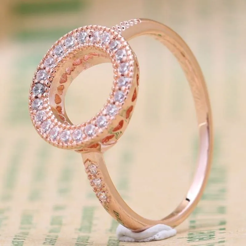 Authentic 925 Sterling Silver Rose Hearts Of Halo With Crystal Ring For Women Wedding Party Europe Fashion Jewelry
Authentic 925 Sterling Silver Rose Hearts Of Halo With Crystal Ring For Women Wedding Party Europe Fashion Jewelry