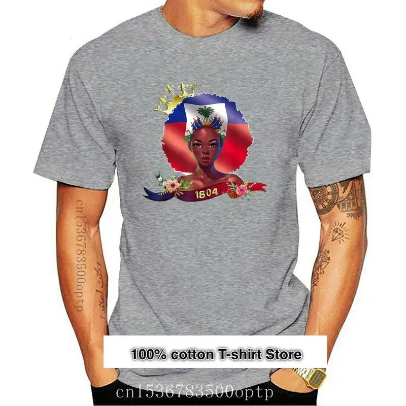 Camiseta de la nueva bandera de la independencia de Haiti de La Reina de Haiti, regalo Vintage divertido para hombres, 1804
Camiseta de la nueva bandera de la independencia de Haiti de La Reina de Haiti, regalo Vintage divertido para hombres, 1804