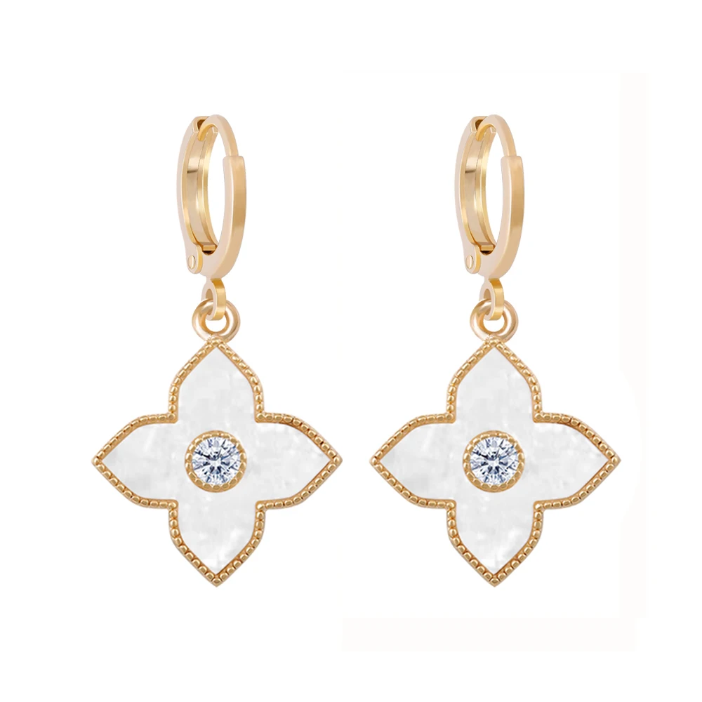 South Korea's New Four-leaf Clover Clover Earrings Women's Black Classic Acrylic Plate Earrings All-match High-end Jewelry
South Korea's New Four-leaf Clover Clover Earrings Women's Black Classic Acrylic Plate Earrings All-match High-end Jewelry