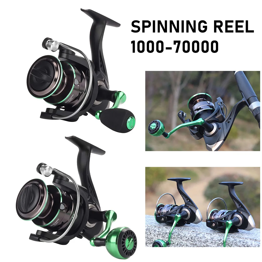 KP Spinning Reel 1000-7000 Series Fishing Reel 10KG Max Drag 5.2:1 Ratio Metal Spool Salt/Fresh water Tackle Carp Fishing Tools
KP Spinning Reel 1000-7000 Series Fishing Reel 10KG Max Drag 5.2:1 Ratio Metal Spool Salt/Fresh water Tackle Carp Fishing Tools