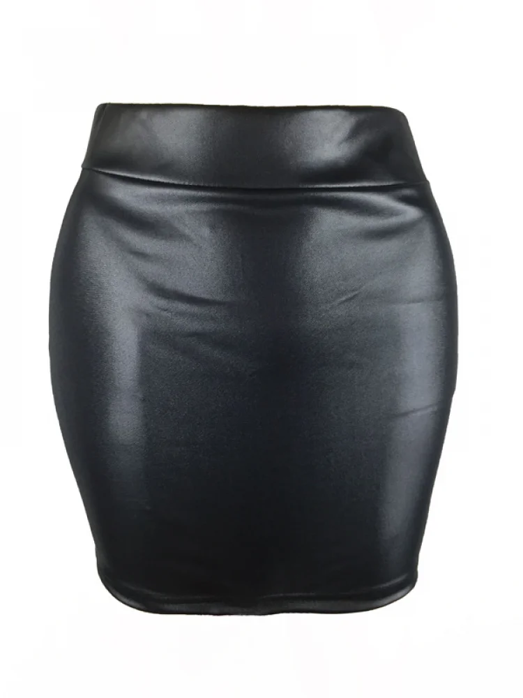 Summer Bodycon Pu Mini Skirt Women Solid Black Package Hip Regular Waist Office Lady Skirts Sexy Faldas mujer moda 
Summer Bodycon Pu Mini Skirt Women Solid Black Package Hip Regular Waist Office Lady Skirts Sexy Faldas mujer moda