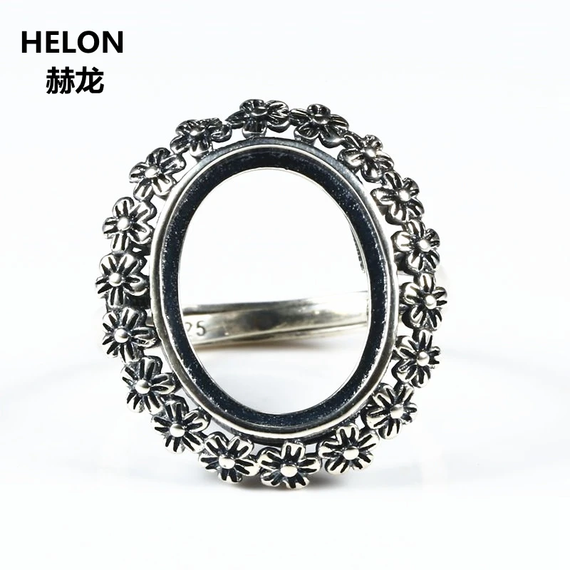 925 Silver Engagement Wedding Ring Sterling Semi Mount Ring Setting Fit 12x15mm Oval Cabochon Fine Jewelry Adjustable Open
925 Silver Engagement Wedding Ring Sterling Semi Mount Ring Setting Fit 12x15mm Oval Cabochon Fine Jewelry Adjustable Open