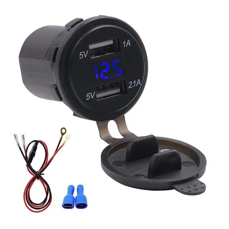 Dual USB Car Cigarette Lighter PC Material 12V 24V LED Auto Splitter Adapter 3 Color Can Choose
Dual USB Car Cigarette Lighter PC Material 12V 24V LED Auto Splitter Adapter 3 Color Can Choose