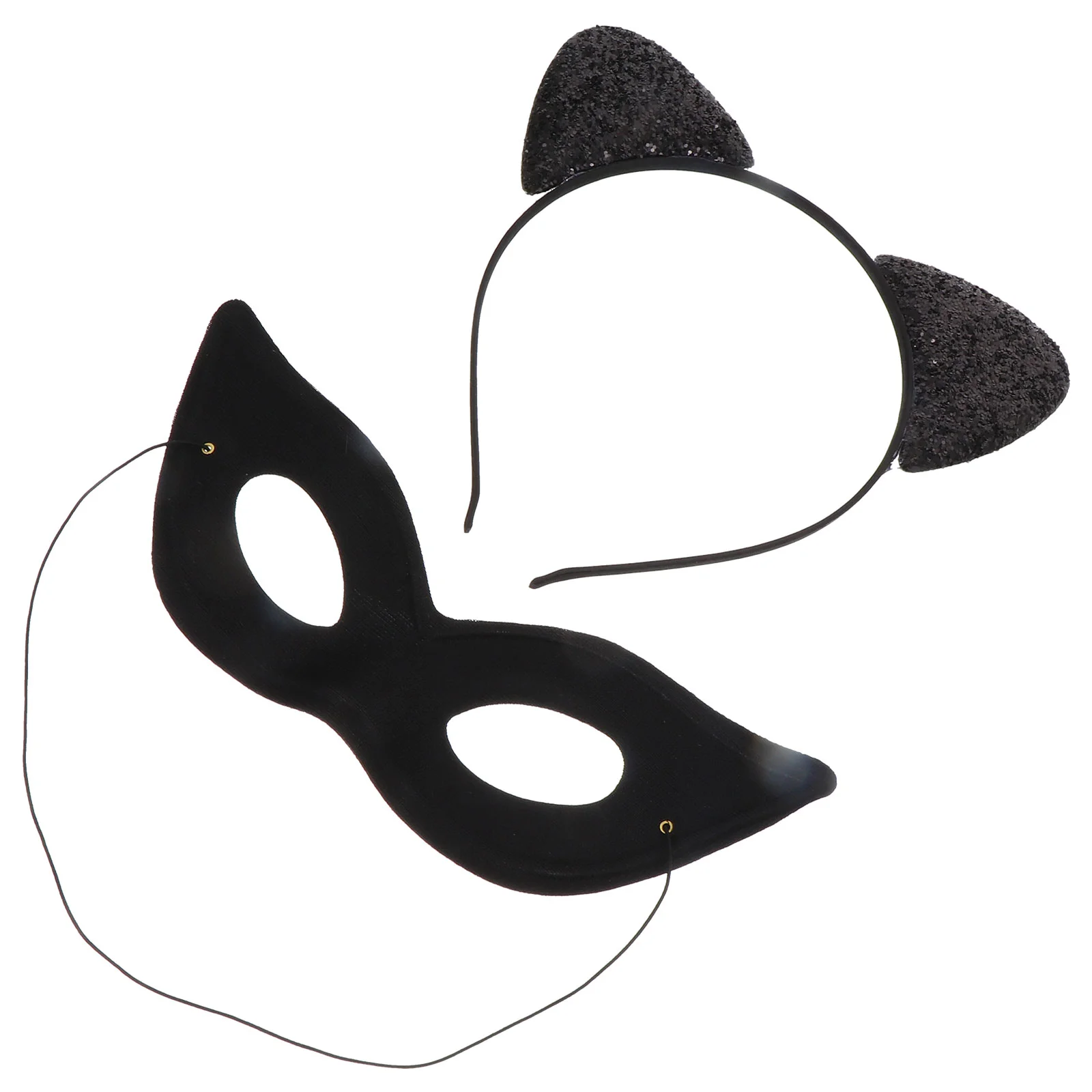 

Повязка на голову с кошачьими ушками, привлекательный головной убор с животными, праздничный тканевый декоративный ободок для волос