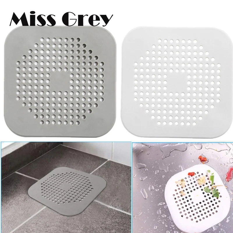 Hair Filter Sink Drain Cover Anti-blocking Strainer Bathroom Drain Plug Basin Shower Grid for Hairs Silicone Kitchen Accessories
Hair Filter Sink Drain Cover Anti-blocking Strainer Bathroom Drain Plug Basin Shower Grid for Hairs Silicone Kitchen Accessories