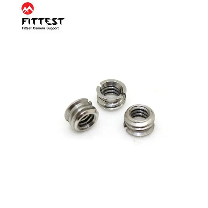 FITTEST 5.5mm Length 1/4" to 3/8" Convert Screw Adapter for Tripod Monopod Ballhead DSLR SLR Cameras 3 screws a pack
FITTEST 5.5mm Length 1/4" to 3/8" Convert Screw Adapter for Tripod Monopod Ballhead DSLR SLR Cameras 3 screws a pack