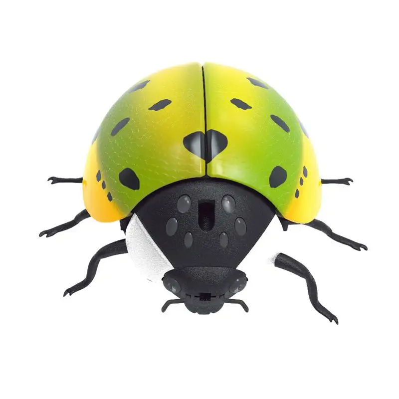 

Ladybug Crawling Toy Halloween Tricky Pranks Props Fake Ladybird Horror Roaches Toy Realistic Smart Sensing Ladybug Automaticall