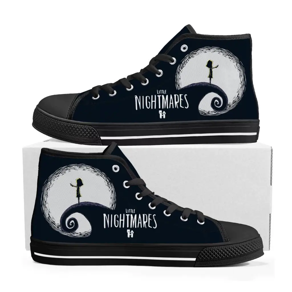 Game Little Nightmares High Top Sneakers Mens Womens Teenager High Quality Canvas Sneaker Game Custom Built Couple Shoes
Game Little Nightmares High Top Sneakers Mens Womens Teenager High Quality Canvas Sneaker Game Custom Built Couple Shoes