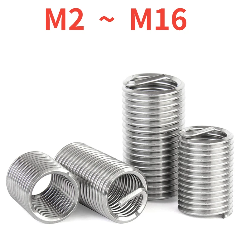 M2 M2.5 M3 M4 M5 M6 M8 M10 M12 M14 M16 304 Stainless Steel Screw Tooth Thread Sleeve Wire Protective Coiled Helical Sleeve 
M2 M2.5 M3 M4 M5 M6 M8 M10 M12 M14 M16 304 Stainless Steel Screw Tooth Thread Sleeve Wire Protective Coiled Helical Sleeve