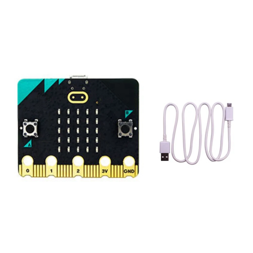 BBC Micro:Bit V2 Go Kit Built-in Speaker Microphone Touch Sensitive Programmable Development Board for DIY Project
BBC Micro:Bit V2 Go Kit Built-in Speaker Microphone Touch Sensitive Programmable Development Board for DIY Project