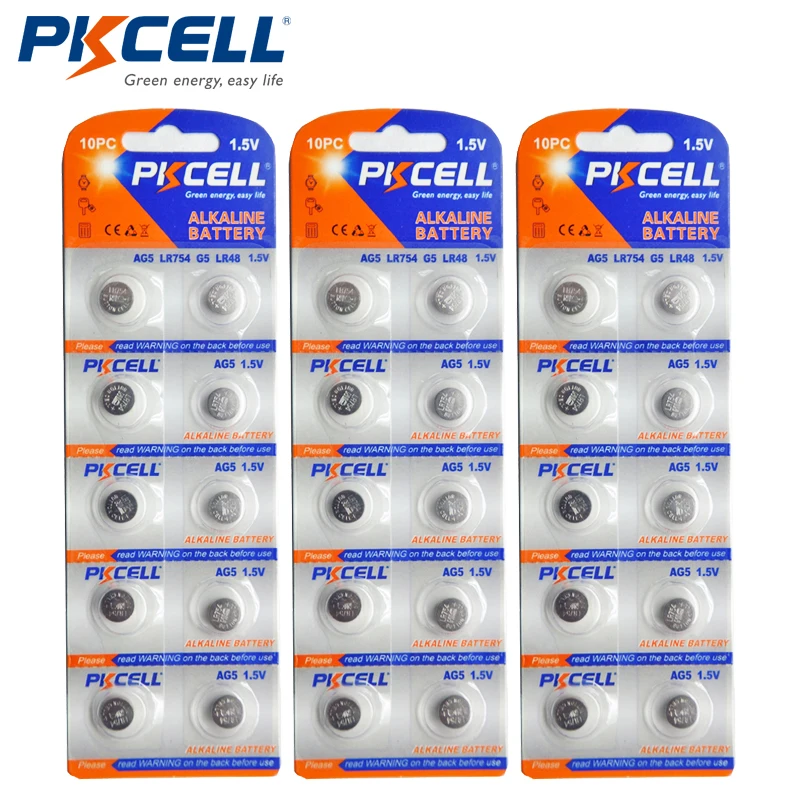 30x1,5 V AG5 LR48 393 LR754 SR48 SR754 309 393 193 546 4BLR Akaline батарея часовая батарея 
30x1,5 V AG5 LR48 393 LR754 SR48 SR754 309 393 193 546 4BLR Akaline батарея часовая батарея